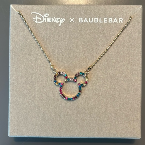 Disney Baublebar Mouse Ears Necklace - Picture 1 of 2
